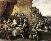 FRANCKEN, Ambrosius Feast of Esther dfh oil painting picture wholesale